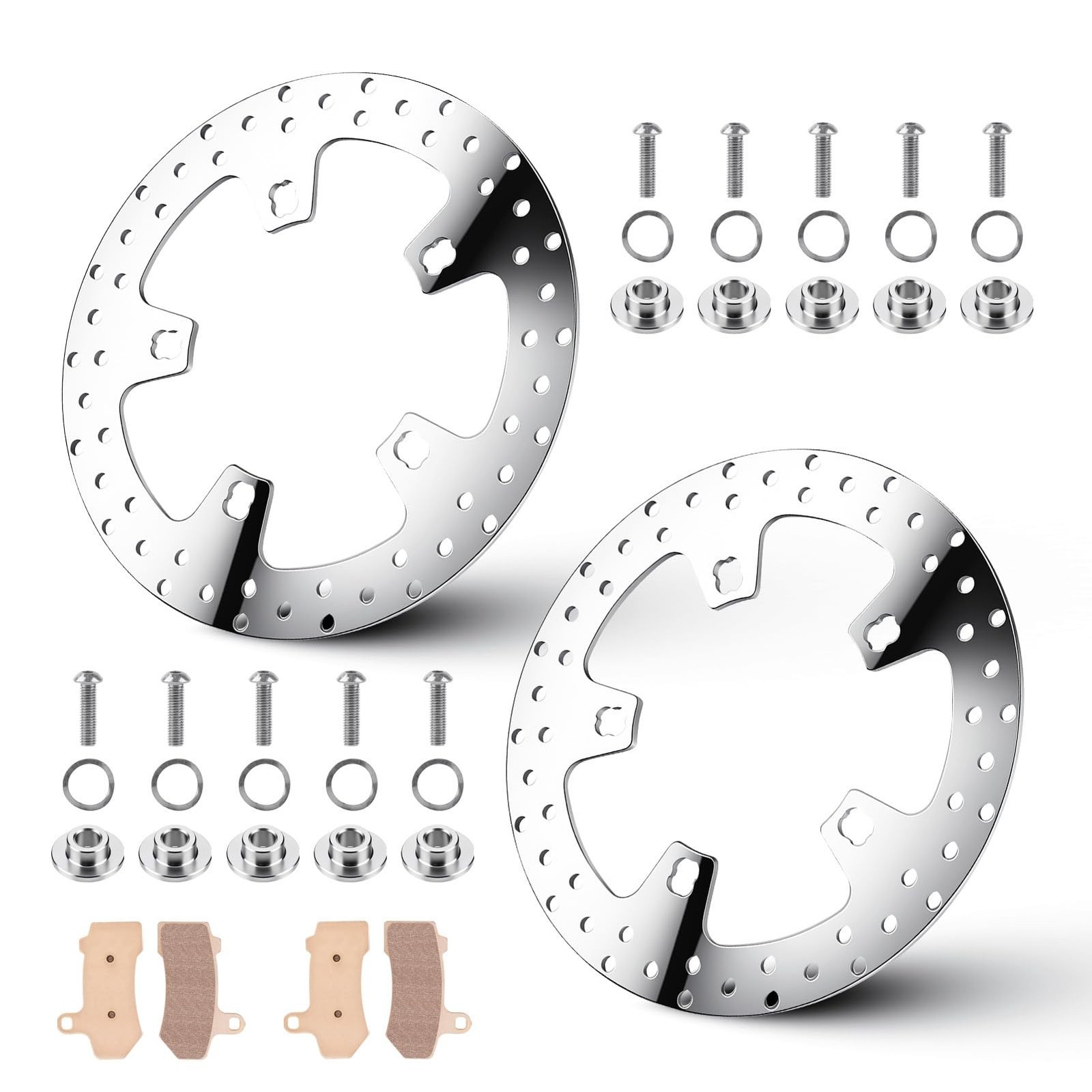 Youxmoto 11.8″ Front Brake Rotor for Harley Davidson Touring, for Road King E…