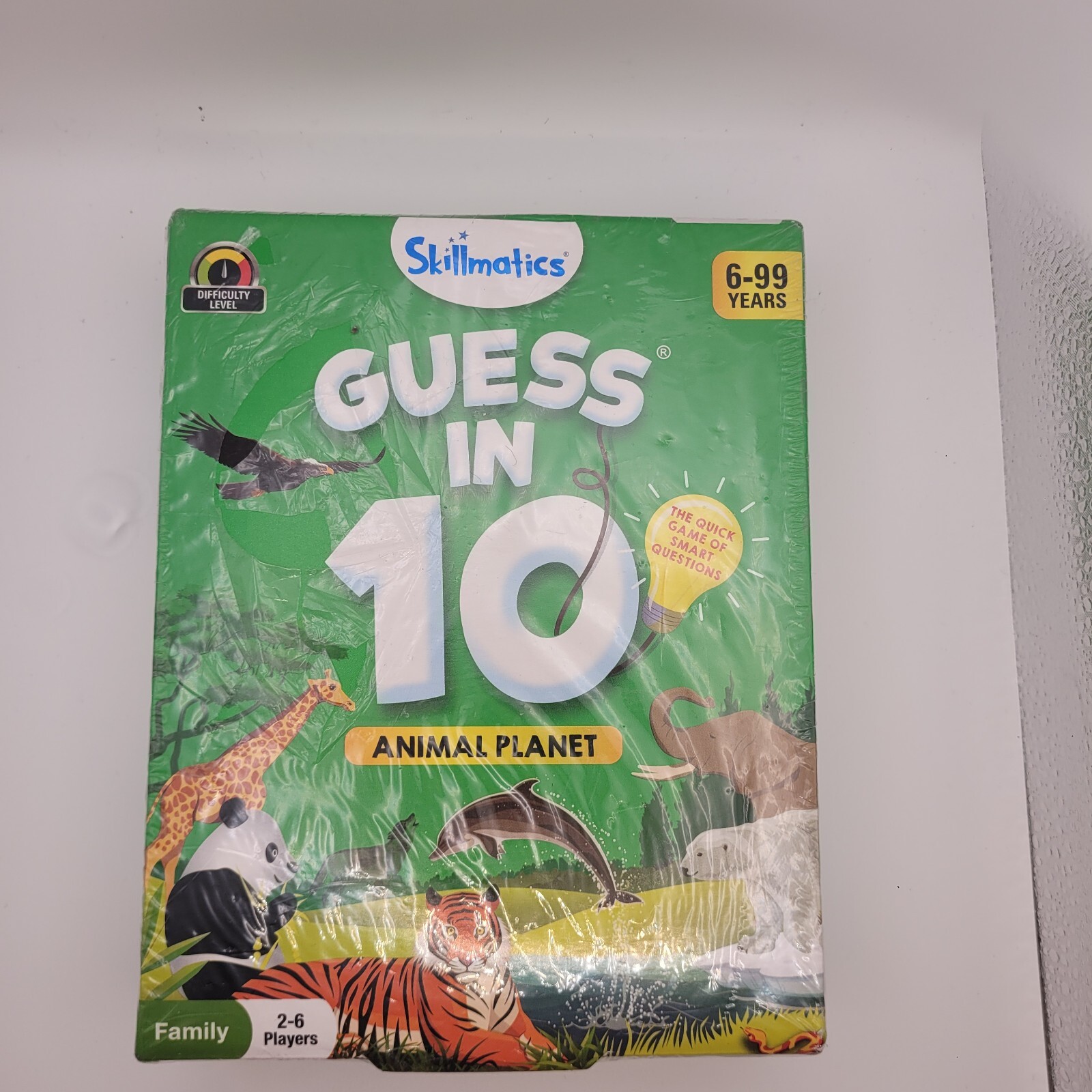 Skillmatics Card Game : Guess in 10 Animal Planet NEW/SEALED