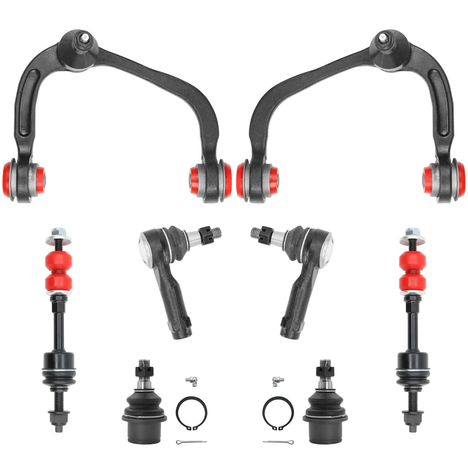 8pcs 2WD Front End Suspension Kit for Ford F-150 2005-2008, Lincoln Mark LT 2…