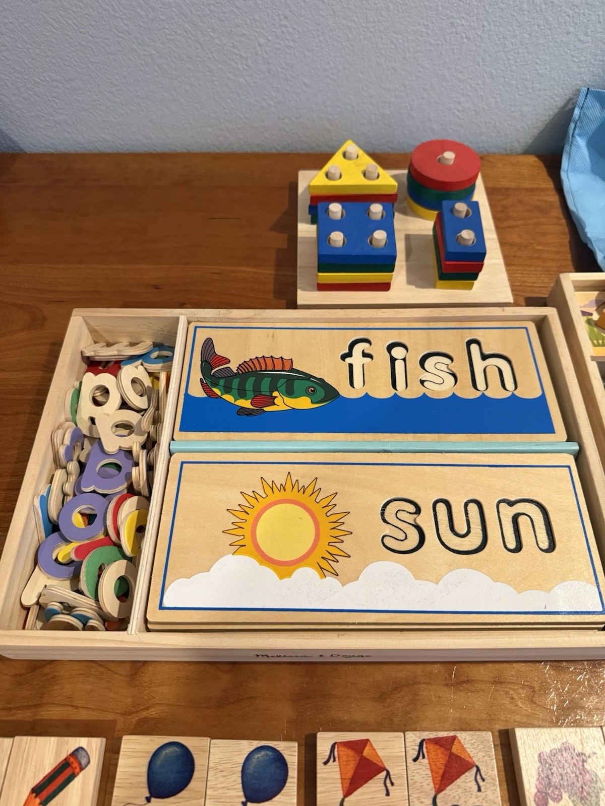 Large set of children’s educational play toys, activities, games, vintage & new