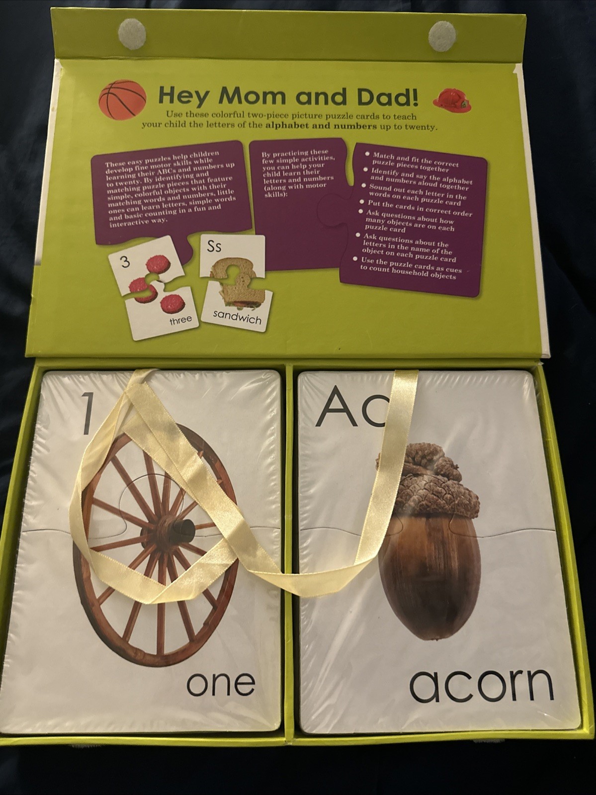 SPICE BOX Early Learning Alphabet & Numbers, Simple Words And Animal Words