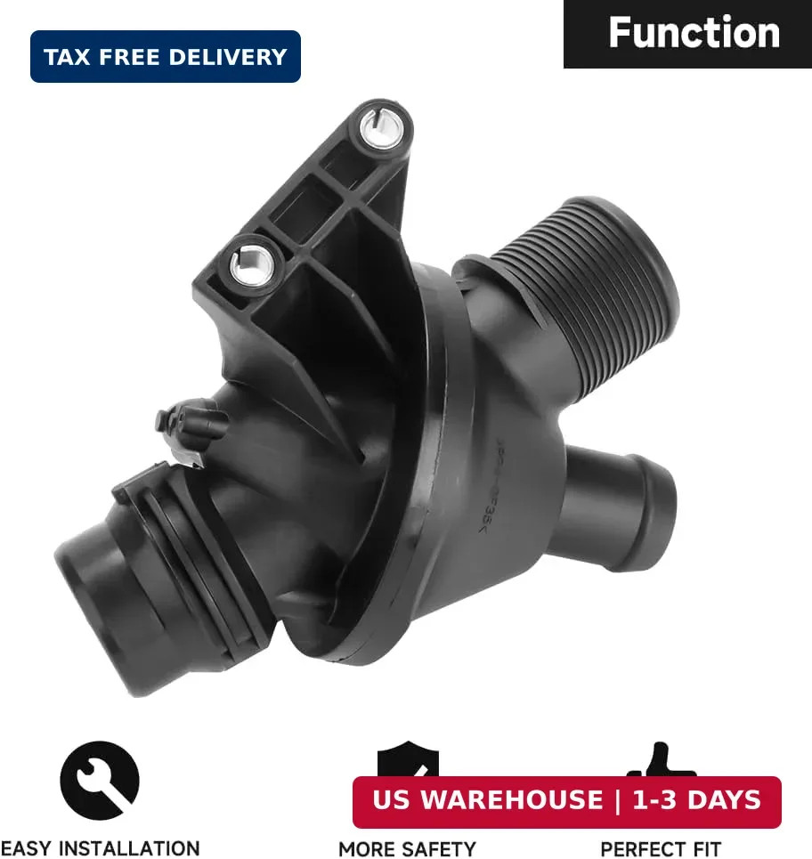 Engine Coolant Thermostat Housing Assembly – Compatible for BMW 228i 2.0L L4 – G
