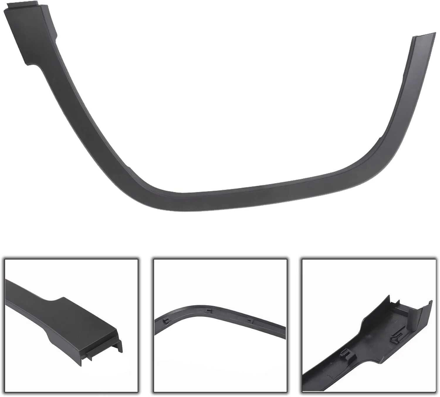 2PCS Wheel Arch Trim Flares Textured Black Front Left and Right Replacement for