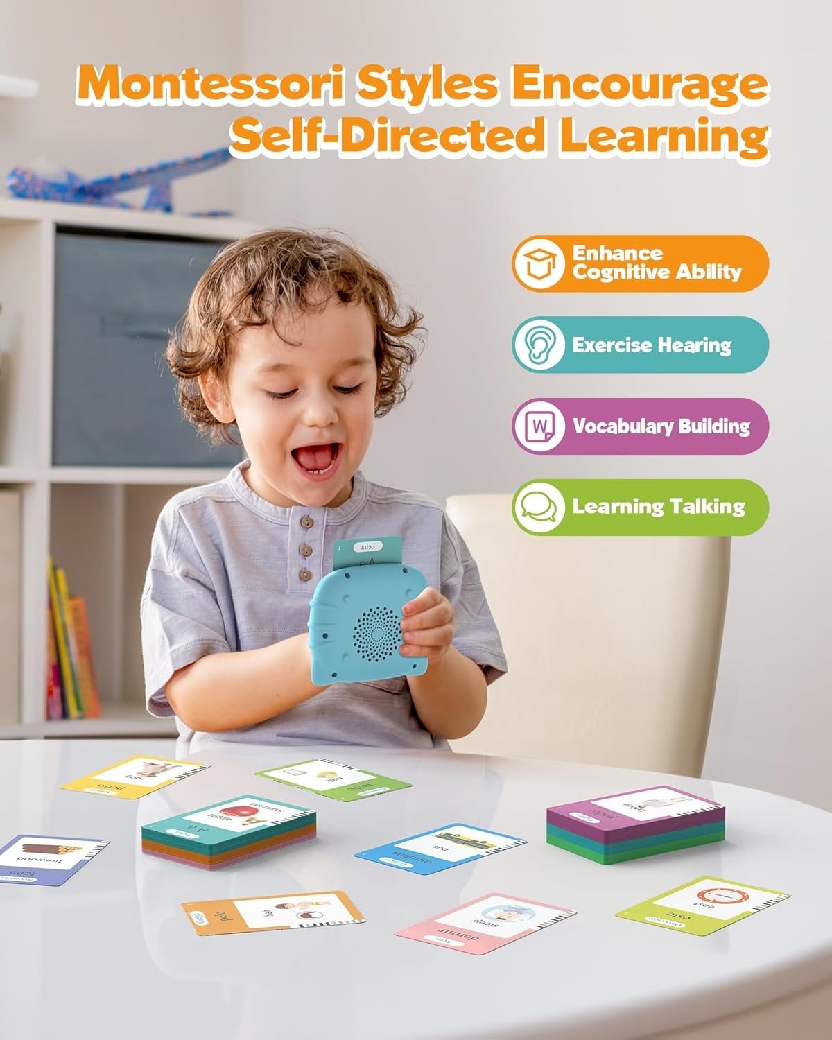 Pocket-Sized Bilingual Flash Cards: 510 Words for Preschool Language Learning