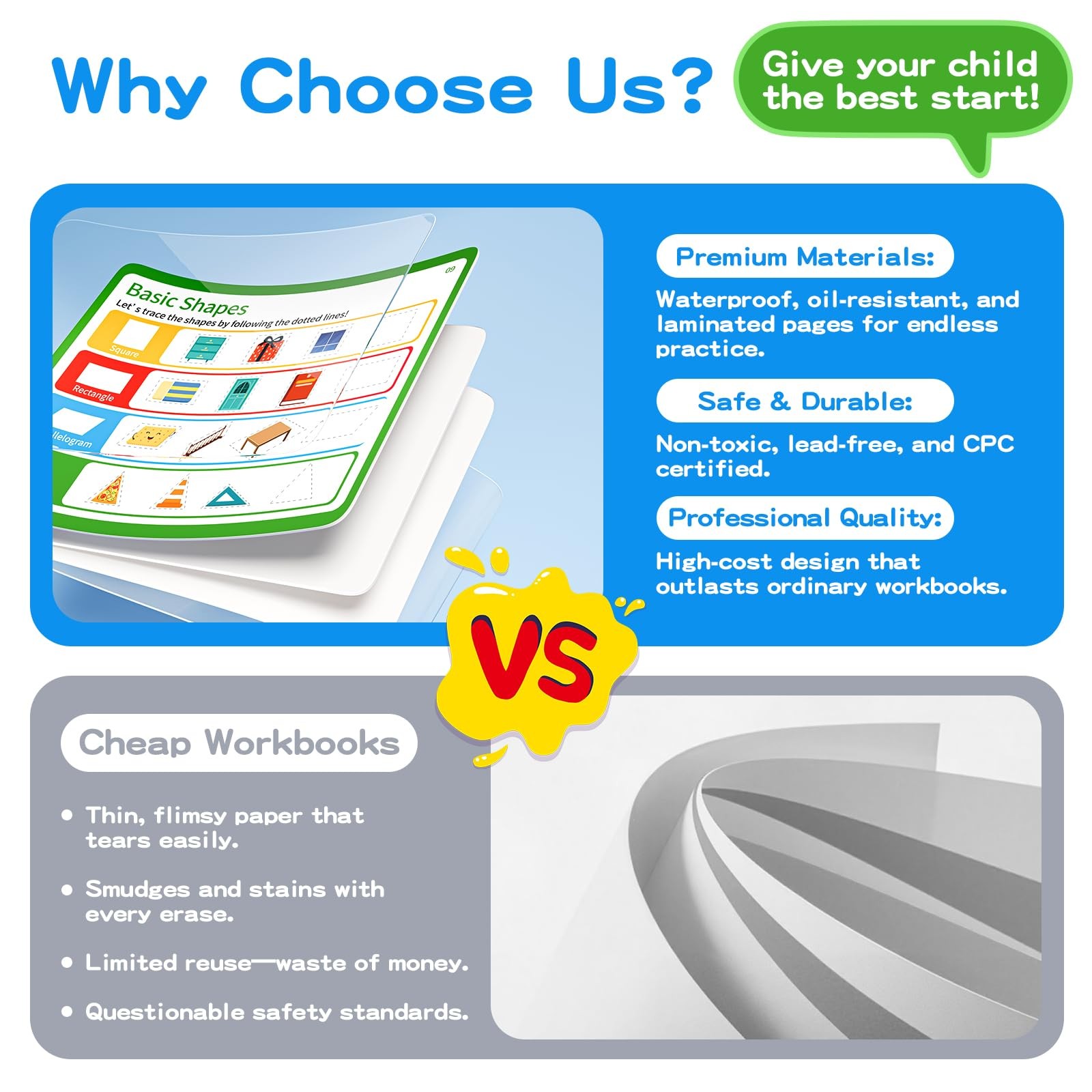Preschool Learning Activities, Tracing Books for Kids Ages 3+, Toddler Handwr…