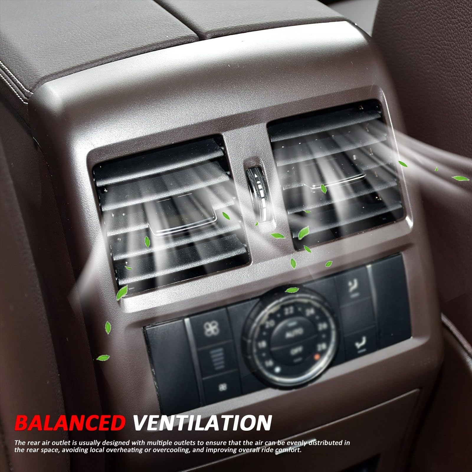 1668300554 Rear Center Console Air AC Vent For Benz W166 W292 ML GL GLE 2012-…