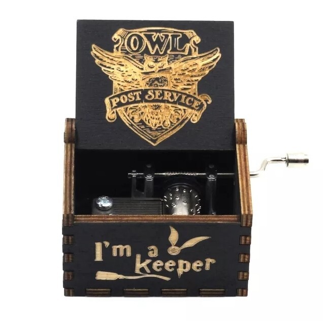 Harry Potter Vintage Music Box With Crank Tune From The Legendary Film