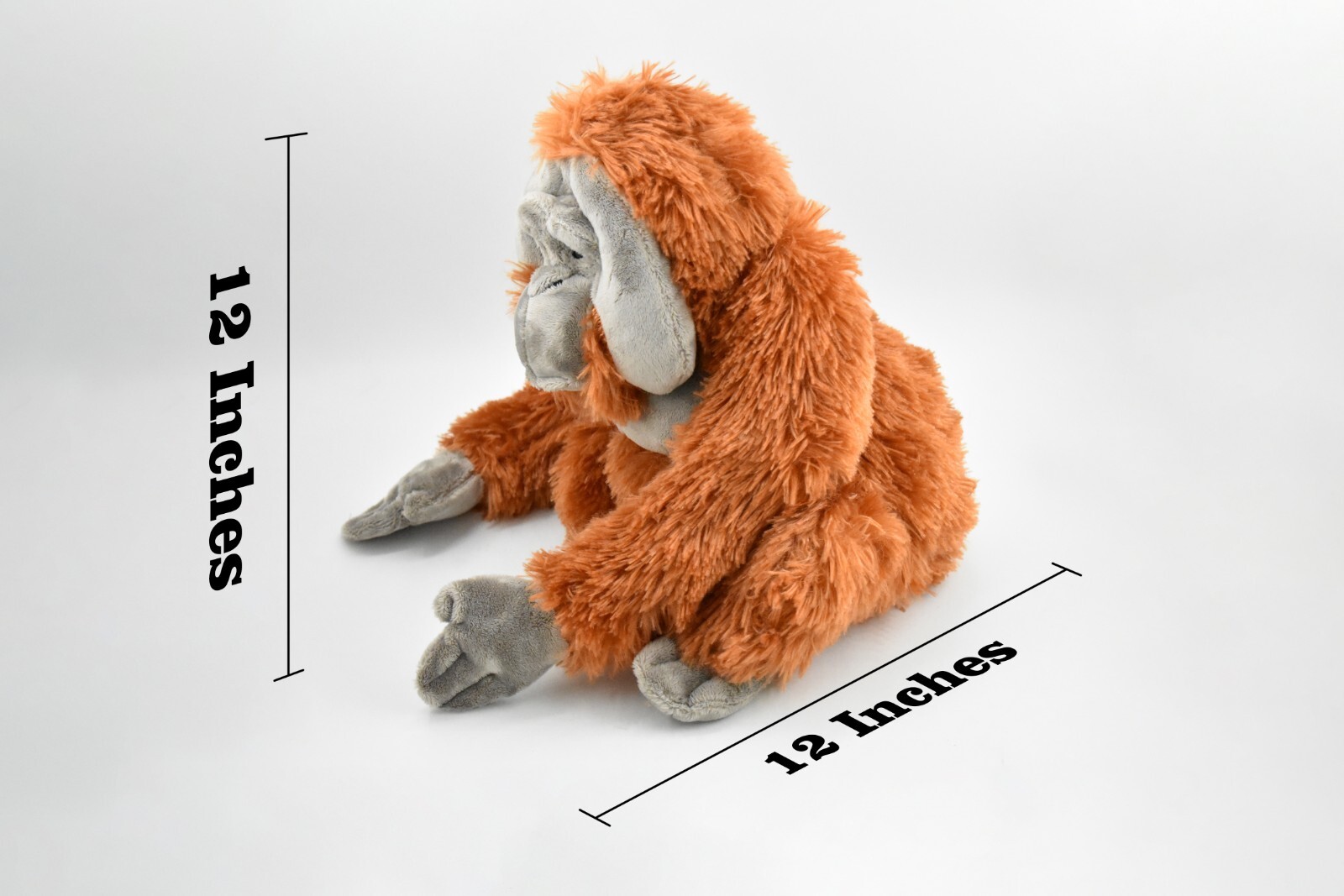 Orangutan, Monkey, Realistic Cute Stuffed Animal Plush Toy, Kids Gift 12″ WR04