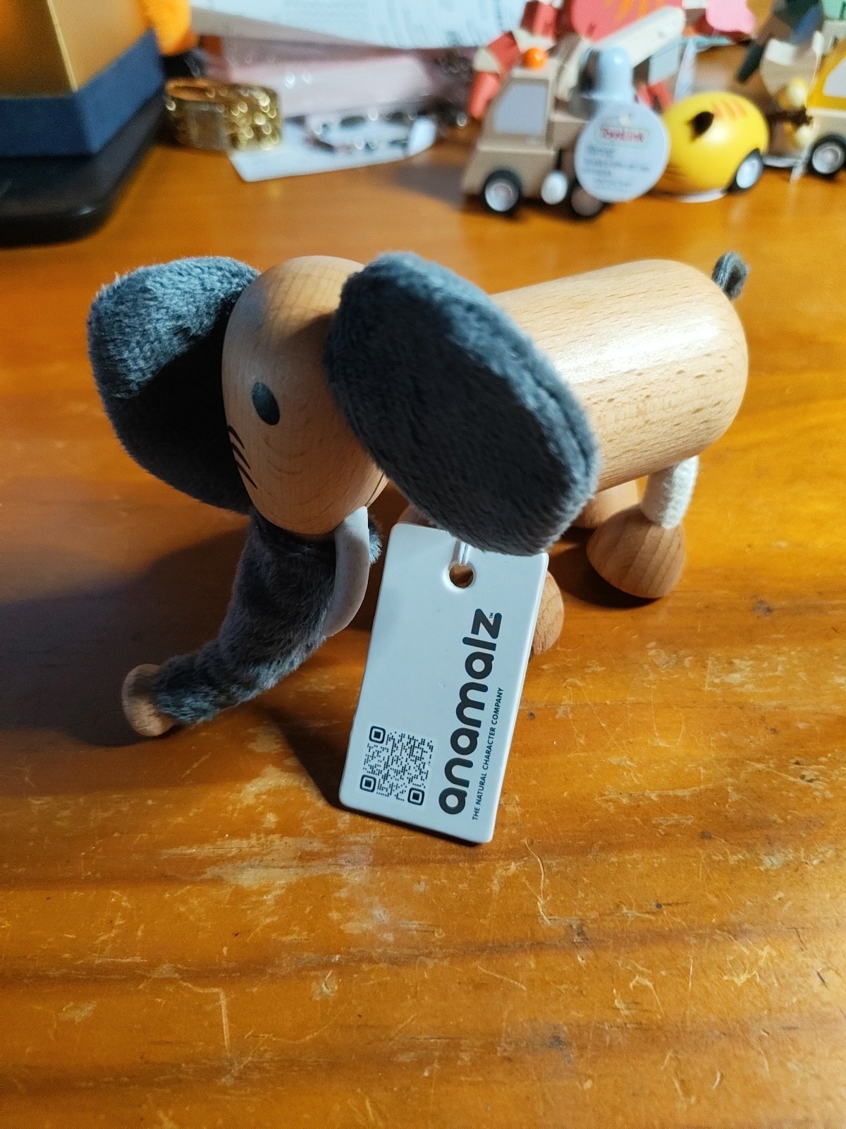 Anamalz👨‍🎓 wooden Elephant And Giraffe👨‍🎓 Educational Sensory (B1)