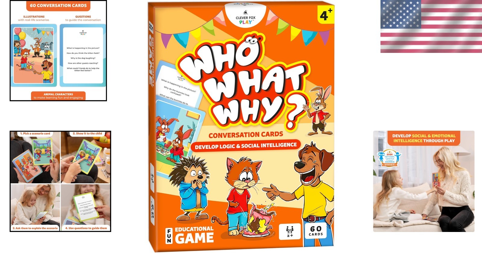 Emotional Intelligence Learning Cards for Kids