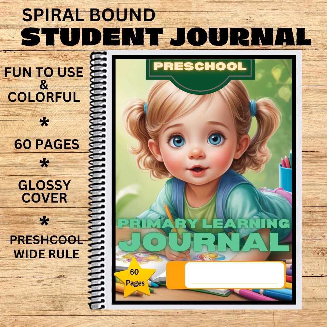 Set of 10 – Preschool Story Journals – Student Journal #PS7
