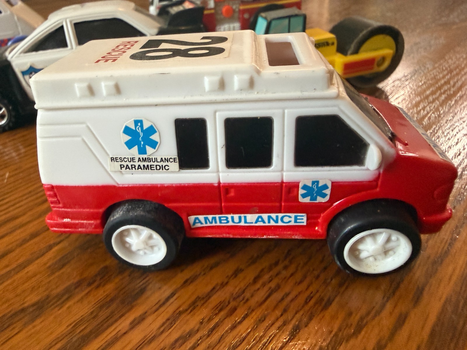 Sand Tray Play Therapy Miniatures First Responder Vehicles Police Fire Tonka Lot