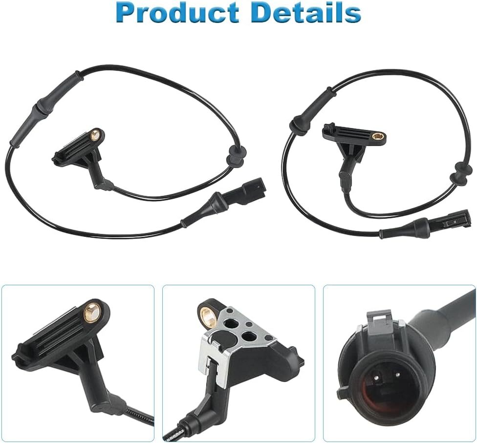 4 Pcs ABS Wheel Speed Sensor Compatible with Ford Explorer Mercury Mountaineer