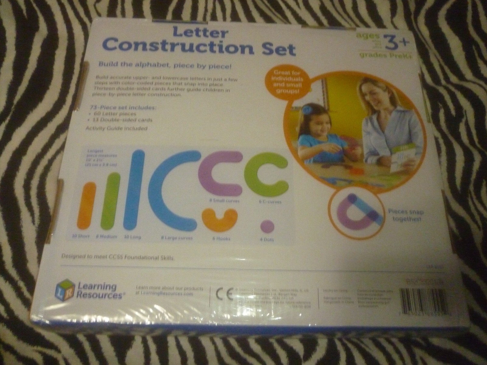 Learning Resources Letter Construction Activity Set – New