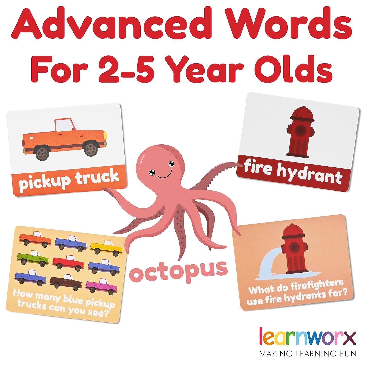 Flashcards for Toddlers 3-5 Years Preschool Learning Early Education 101 Cards