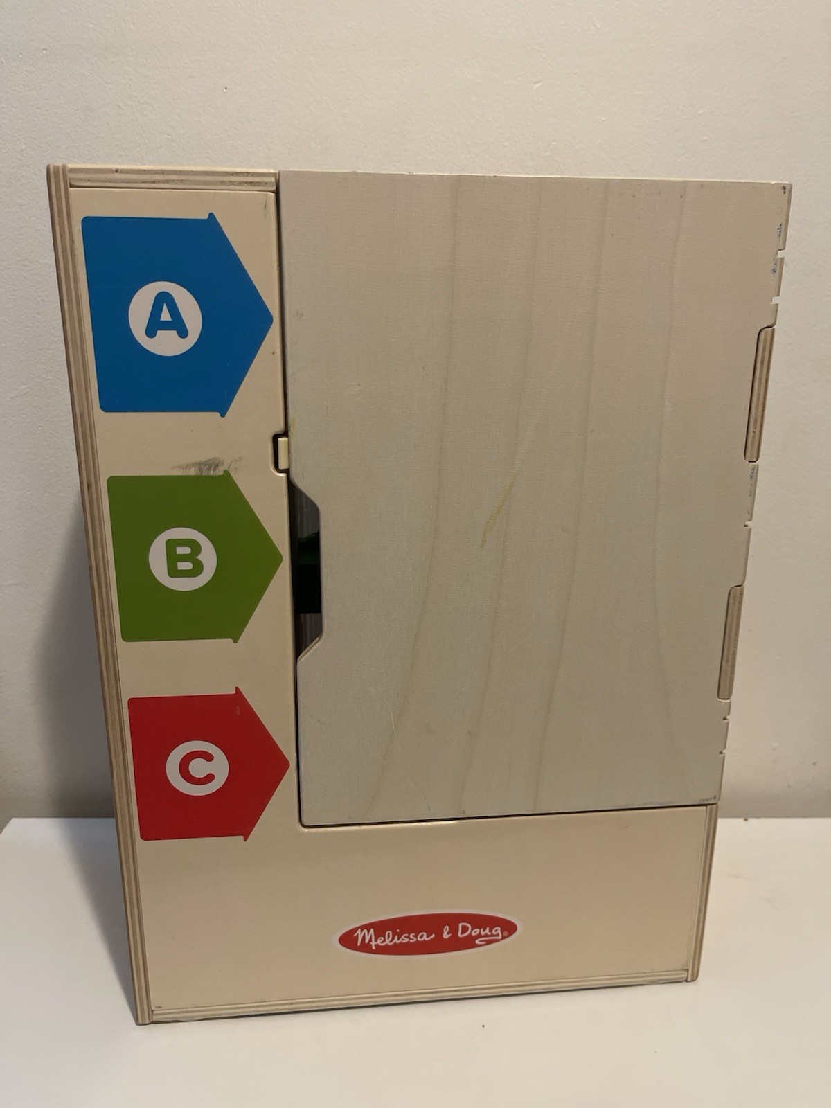 Melissa & Doug Wooden VENDING Machine w/ BLOCK FOOD