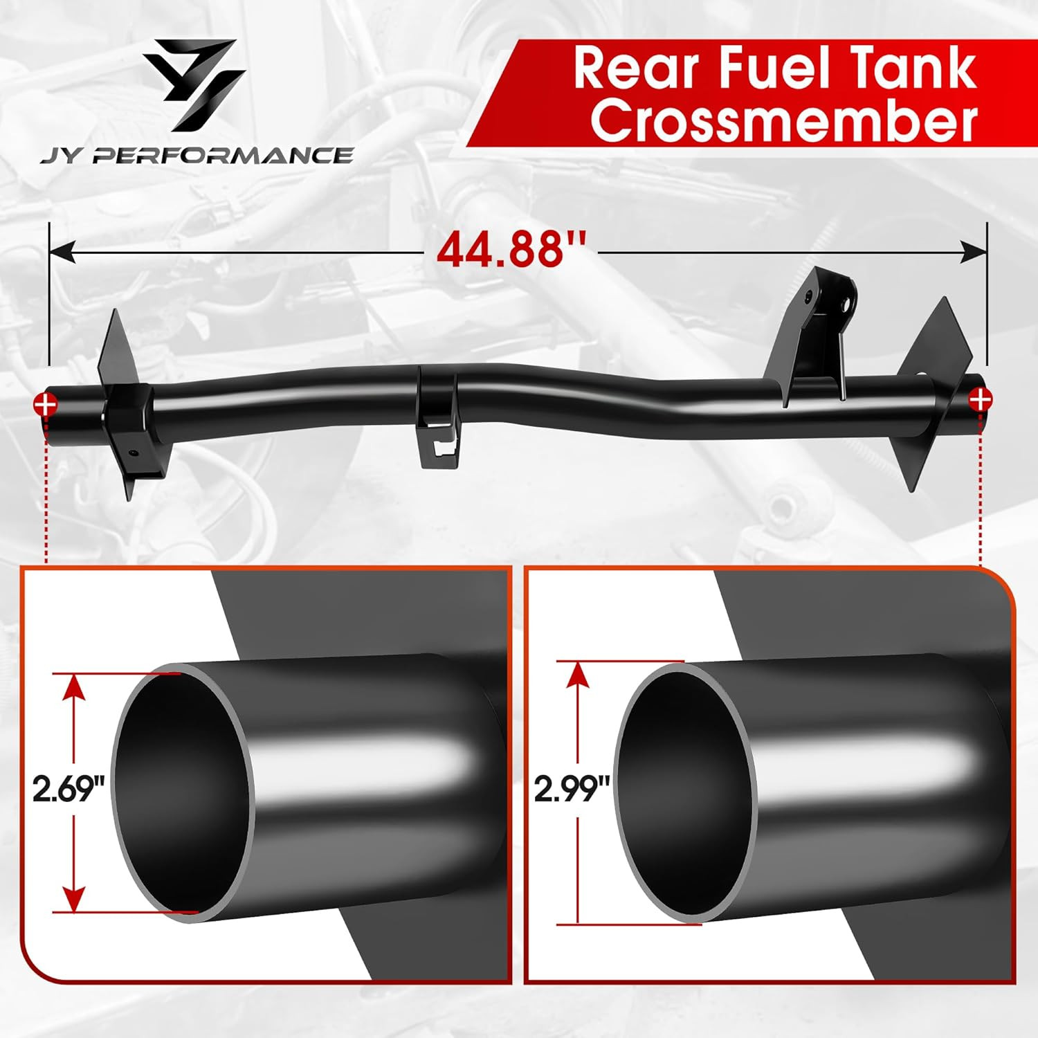 Rear Fuel Tank Support Crossmember Compatible for 2007-2014