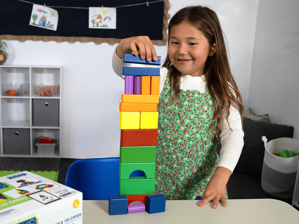 Stages Learning Language Builder BLOCKS Curriculum Kit, 40 Blocks & 120 Cards