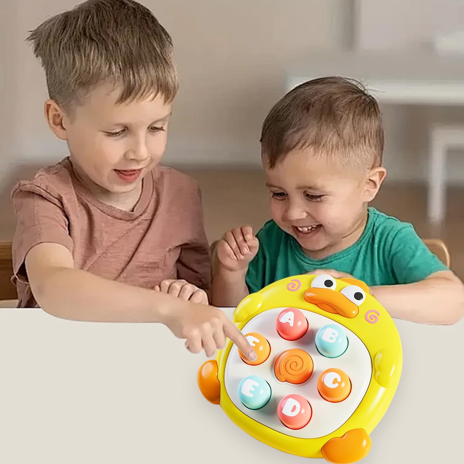 Interactive Sensory Development Toy for Toddlers with Soft Buttons Promotes Hand