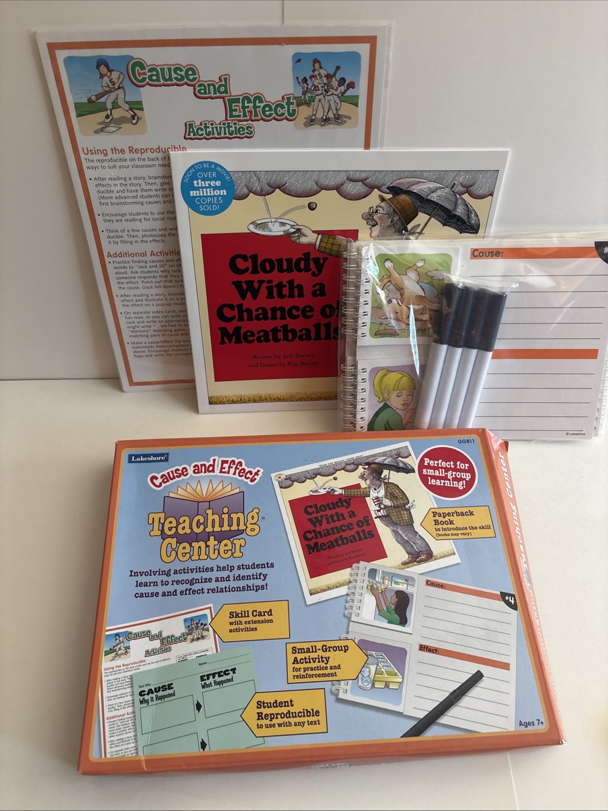 Learning Center Lakeshore Activity Set Lot Of 11 Games 4-9 Homeschool Education