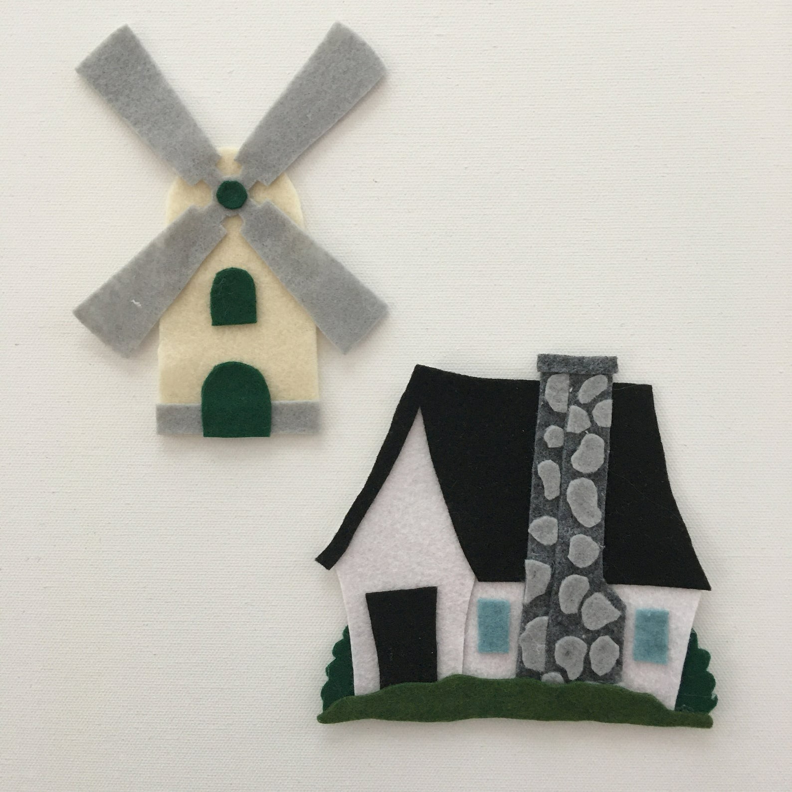 Little Red Hen Handmade Pieces for Felt or Flannel Board Play