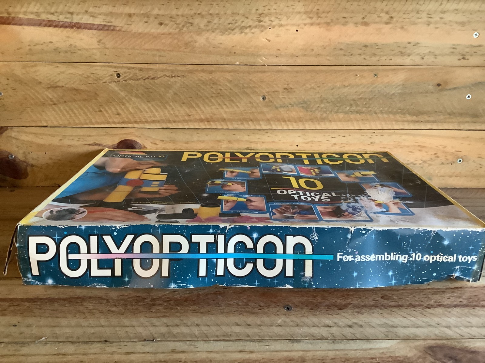 POLYOPTICON – ORIGINAL COMPLETE KIT – 10 OPTICAL TOYS – VINTAGE SET INSTRUCTIONS