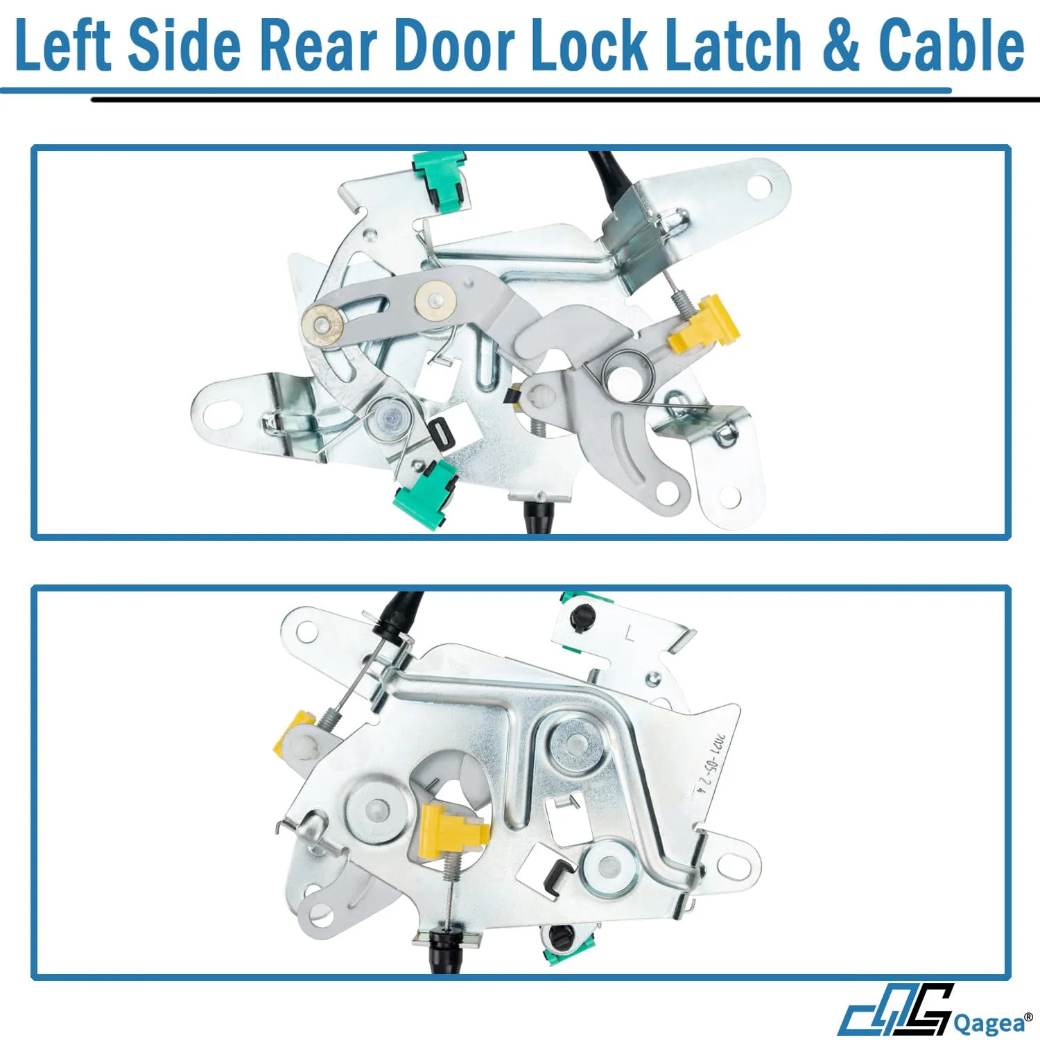 Rear Door Lock Latch & Cable – Left Driver Side – Replacement for 1999-2007 Ford
