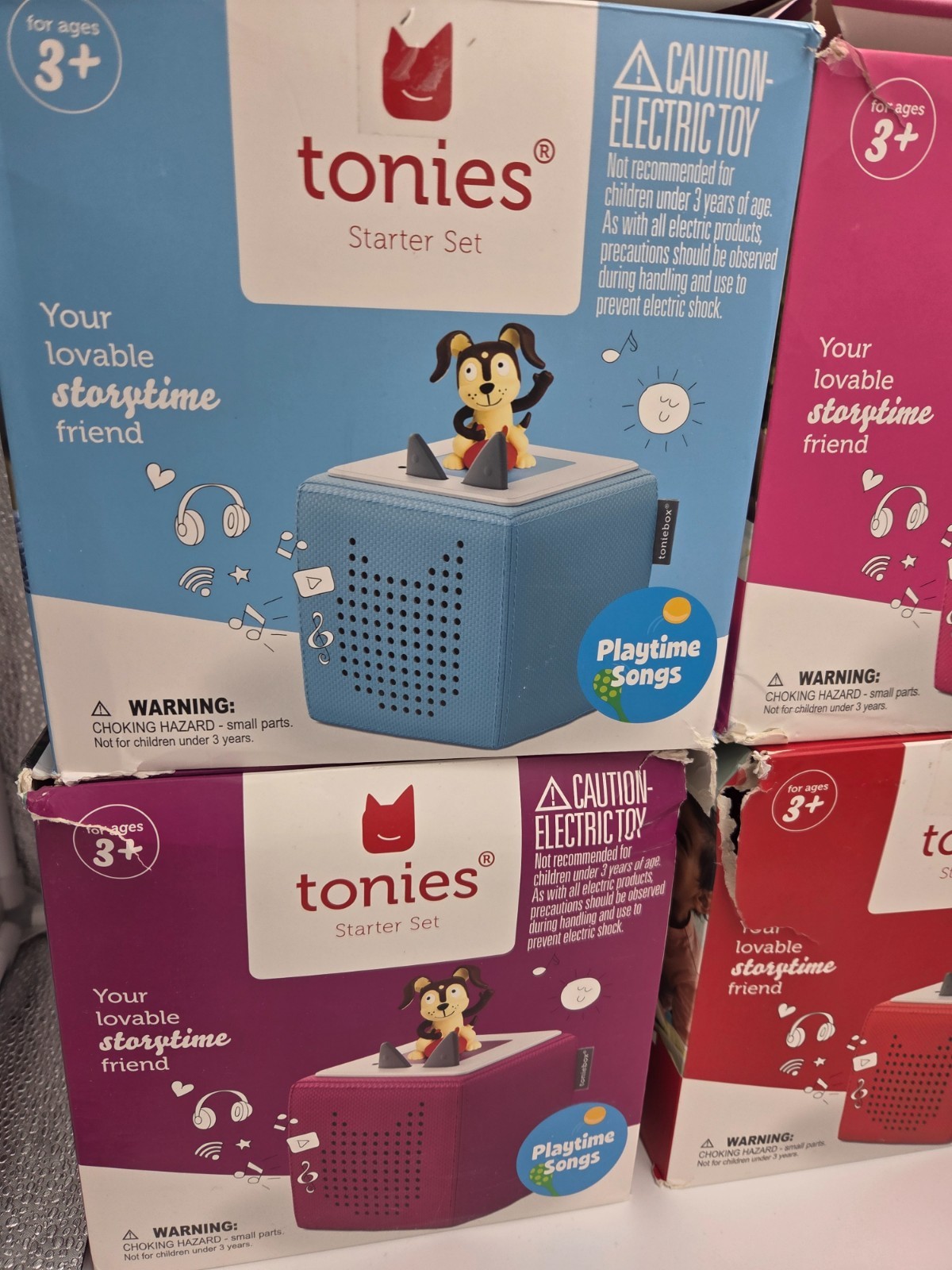 Toniebox Starter Set Audio Player with Playtime Puppy Tonie – Choose Color DMG/B