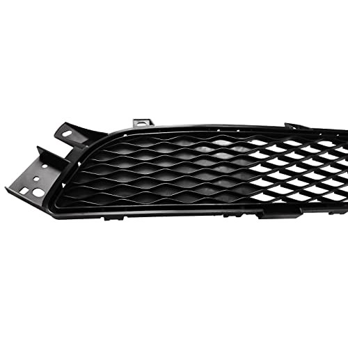 YLT AUTO Front Bumper Cover Lower Grille Cover Replacement Kit Black Guard