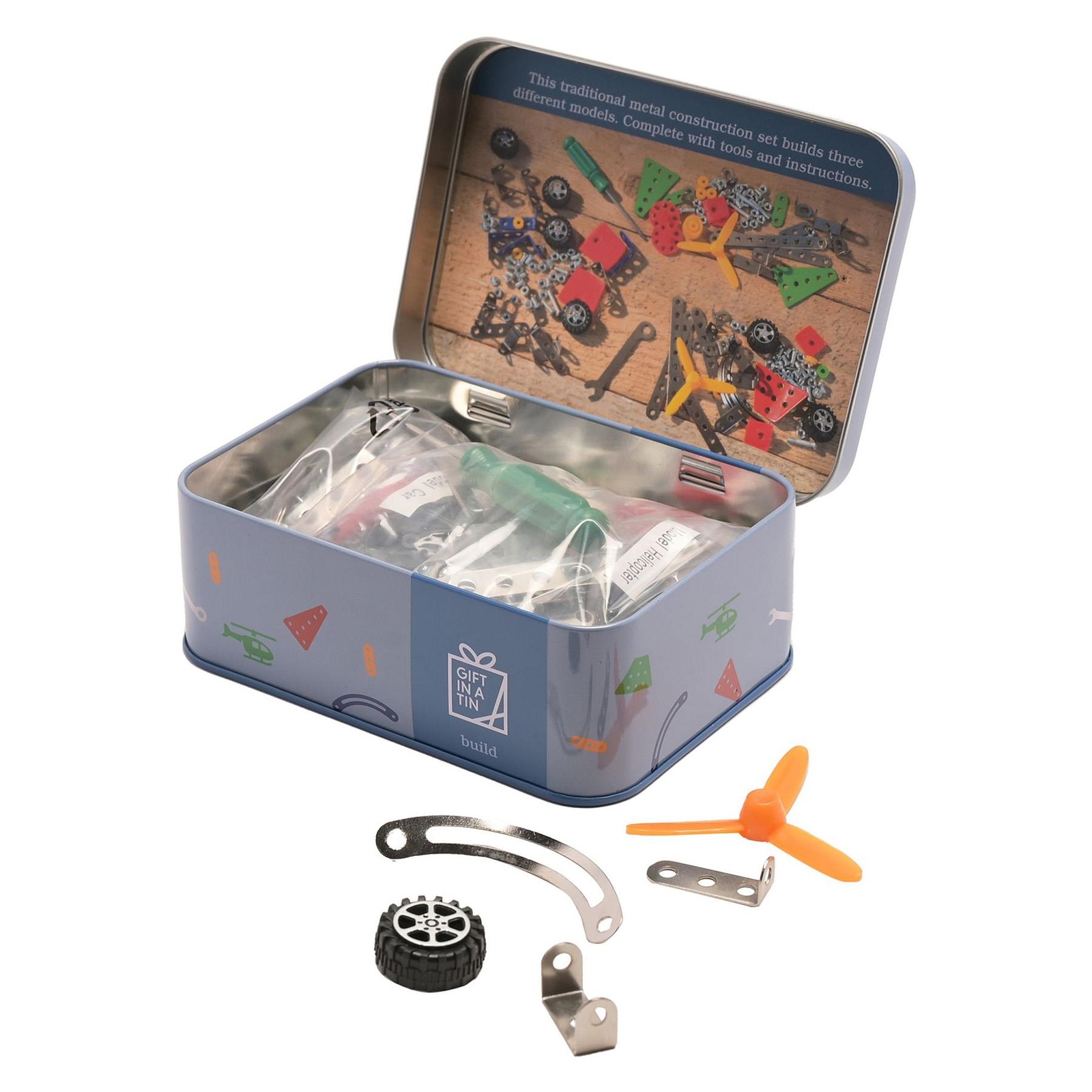 Gift in A Tin Craft / Activity Set Age 8 Mini Mechanic