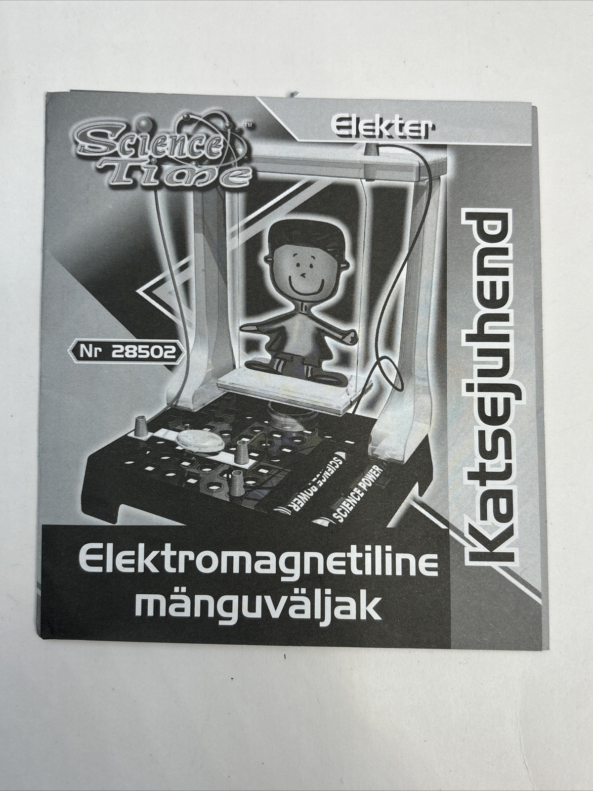 Science Time Electromagnetic playground No 28502 8+ W/Instructions