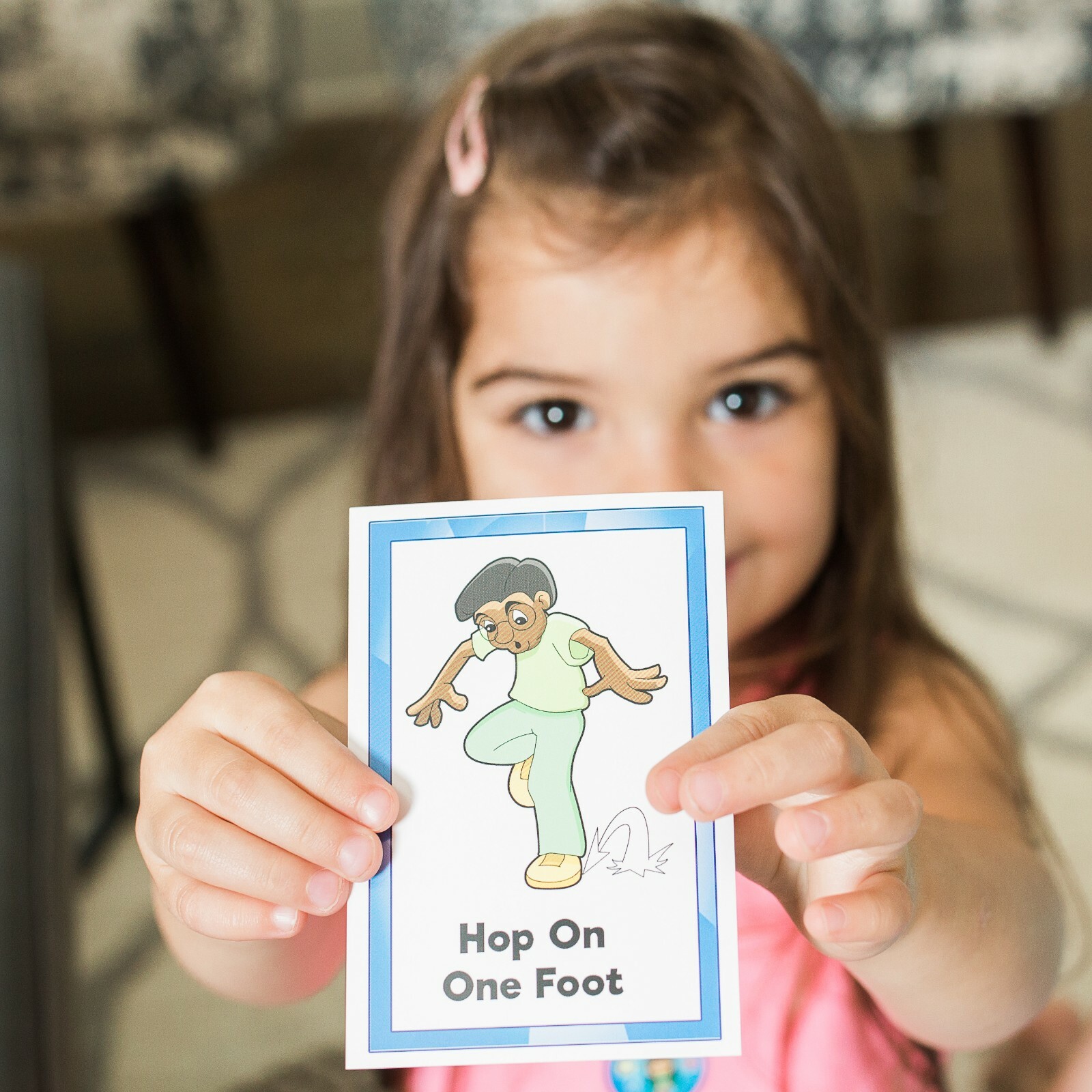 Pick n Roll Movez® Simple Card and Die game to get kids to Exercise!