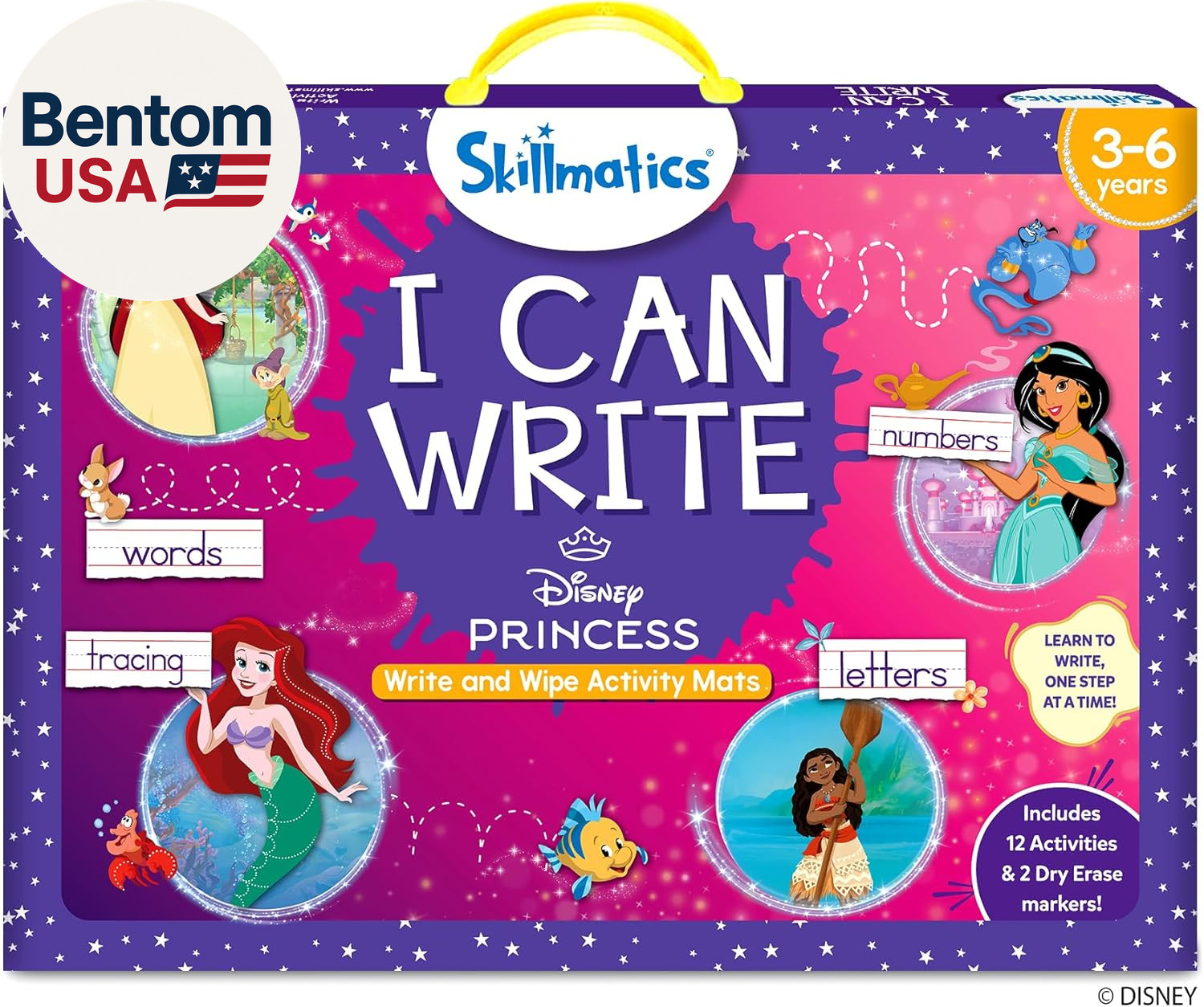 I Can Write Disney Princess – Reusable Preschool Learning Activities, Educationa