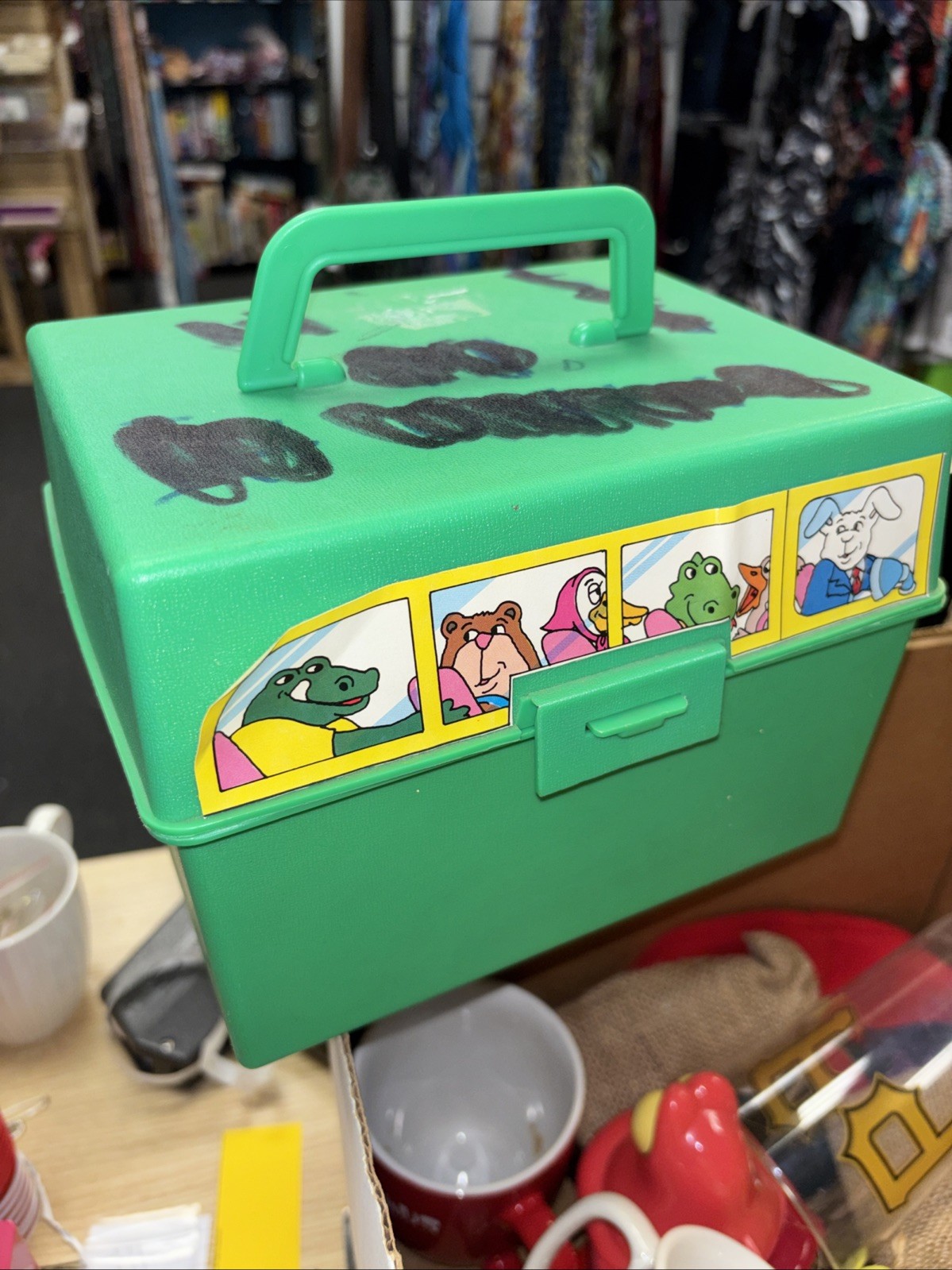Vintage Sweet Pickles Preschool Program Learning Case Activity Bus With Cards