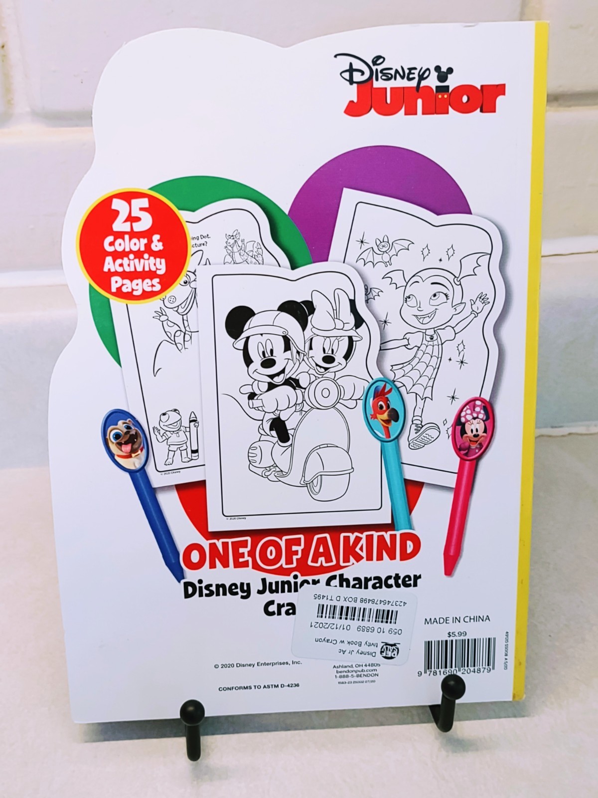 DISNEY Jr. ACTIVITY BOOK COLORING BOOK 25 PAGE