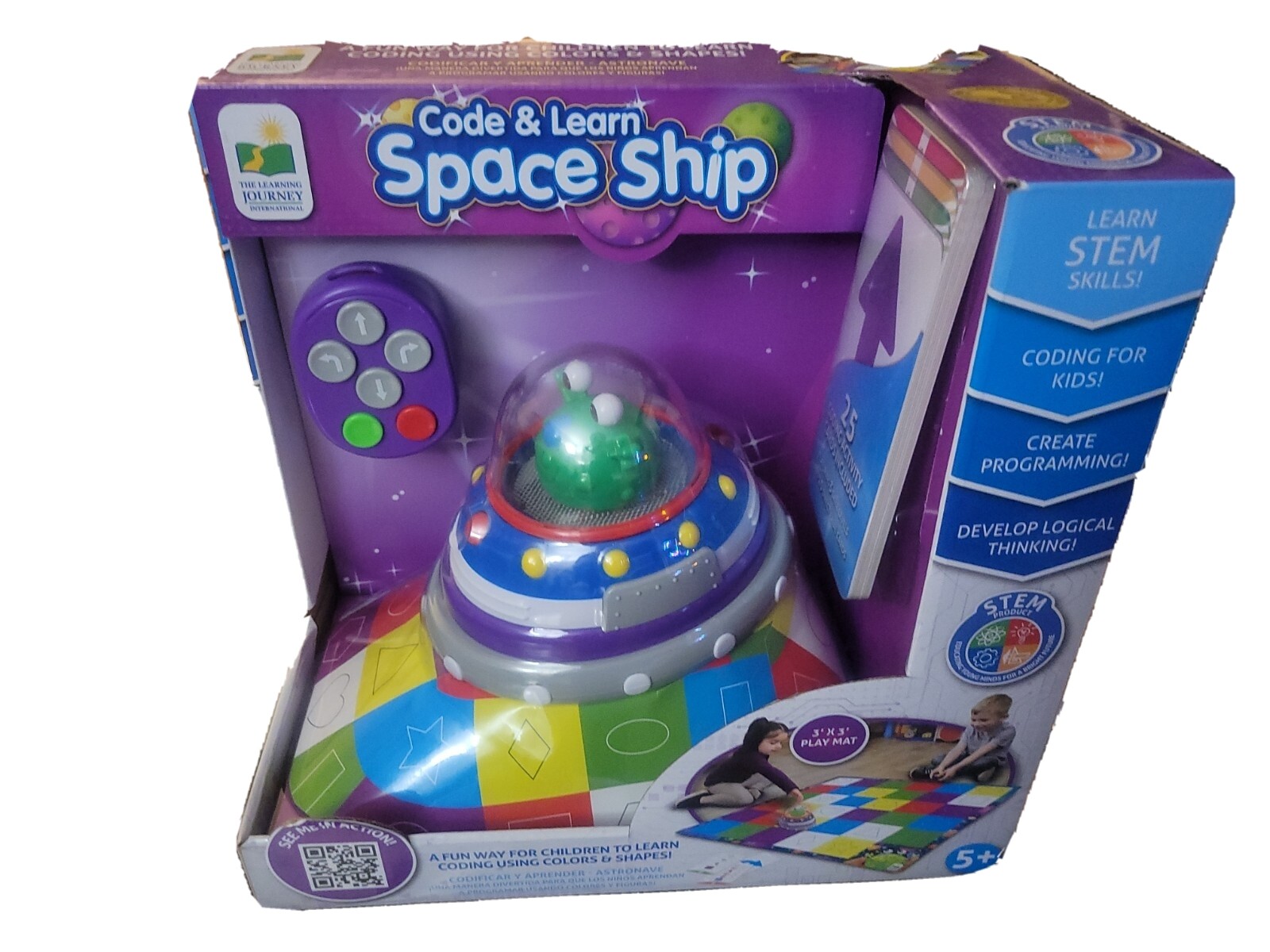 The Learning Journey Code and Learn! – Space Ship – Introduces & Teaches Codi…