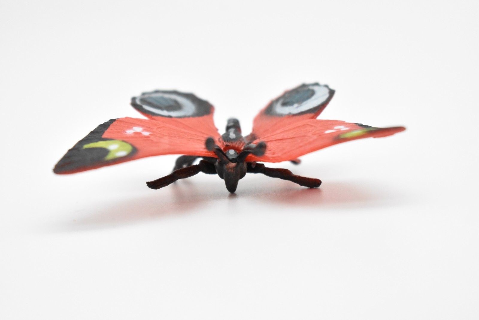 Butterfly, Red, Rubber Toy Bug, Realistic Figure, Model, Replica, Kids 2″ F4469