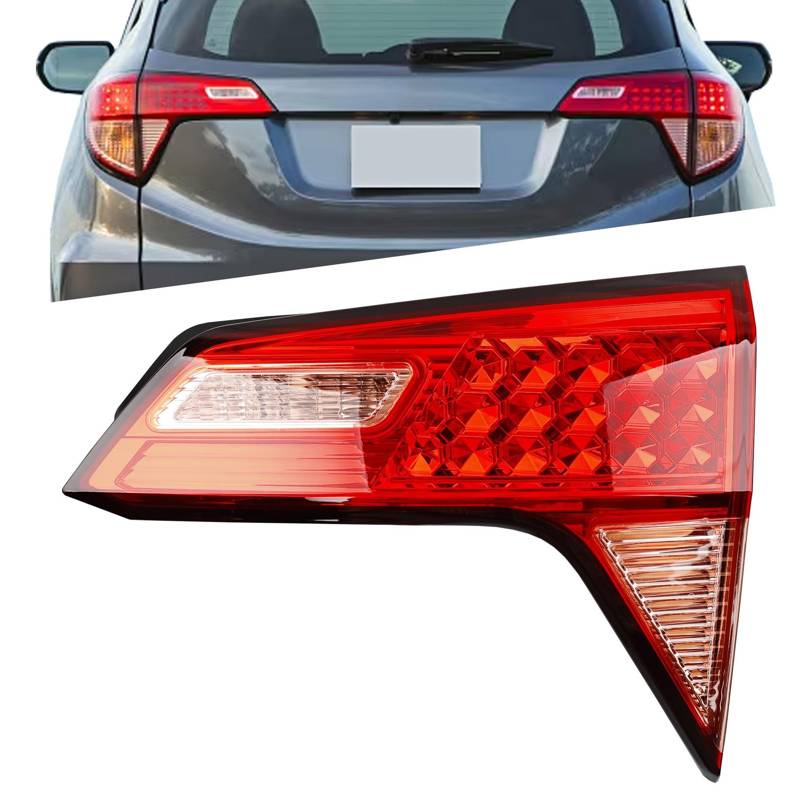 Inner Tail Light for Honda HRV 2016 2017 2018 – Brake Taillight Assembly Rear…