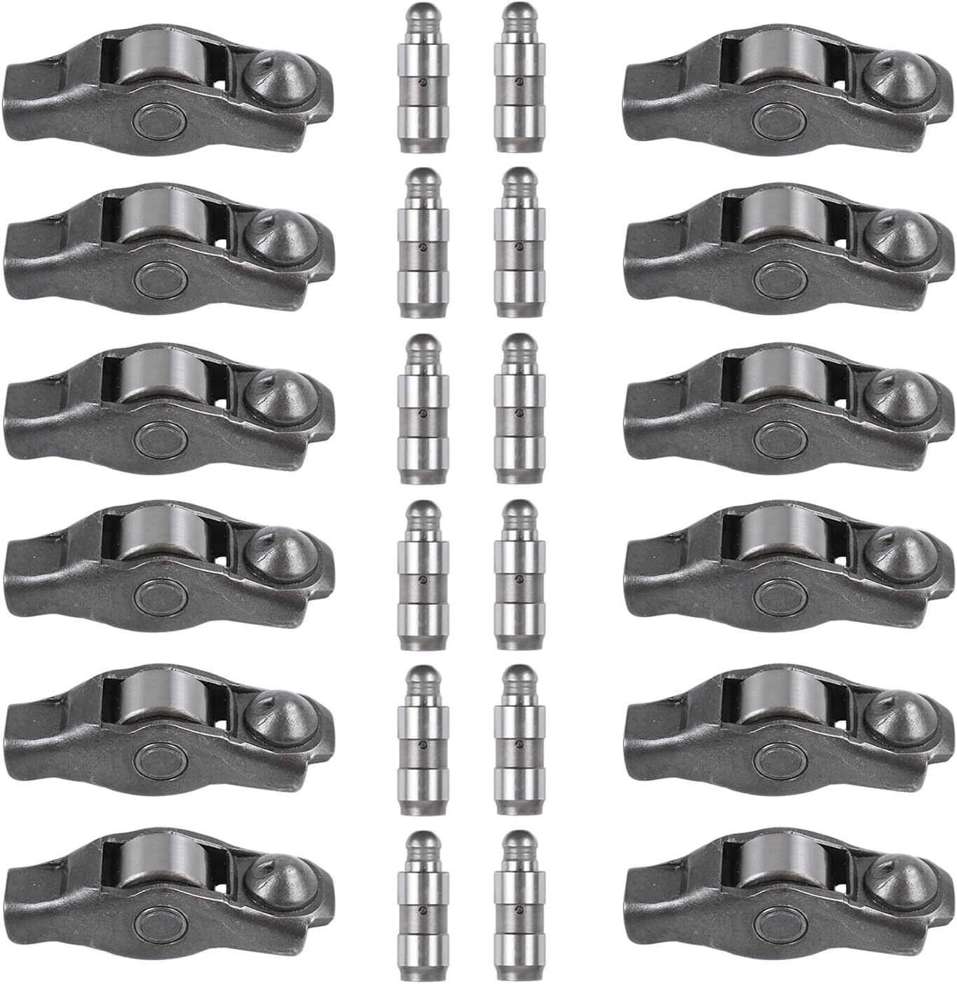 Rocker Arm and Valve Lifter Kit 12 Pcs Compatible with Jeep Grand Cherokee