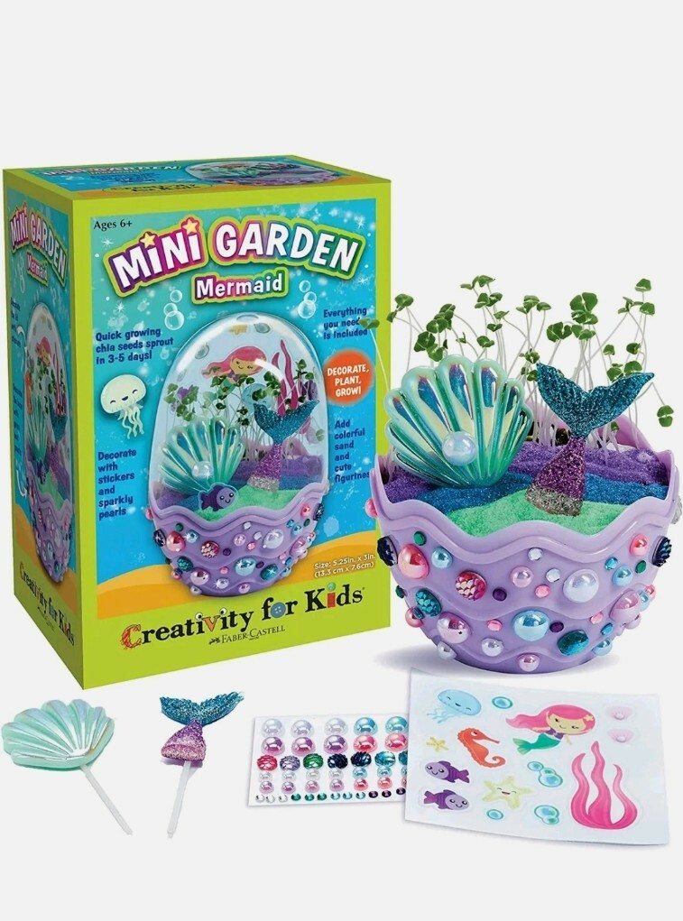 Mini Garden Mermaid Terrarium Creativity for Kids NEW