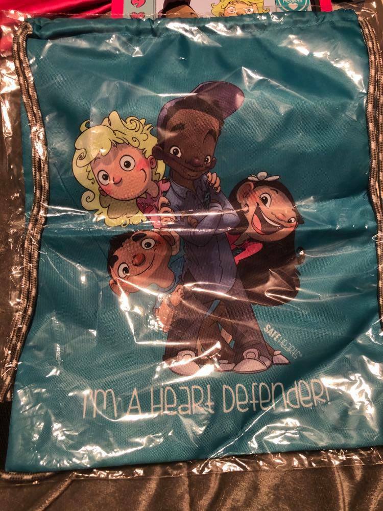 Damsel in Defense Safe Hearts Backpack and puzzle Lunchbox