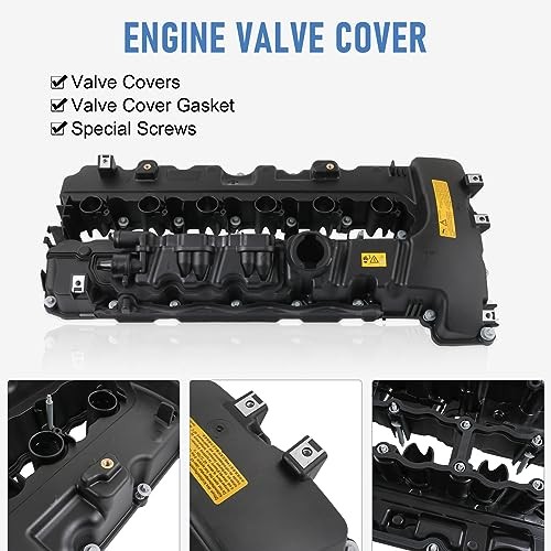 JDMSPEED New Engine Valve Cover 11127565284 Replacement for BMW 135I 335I 535I