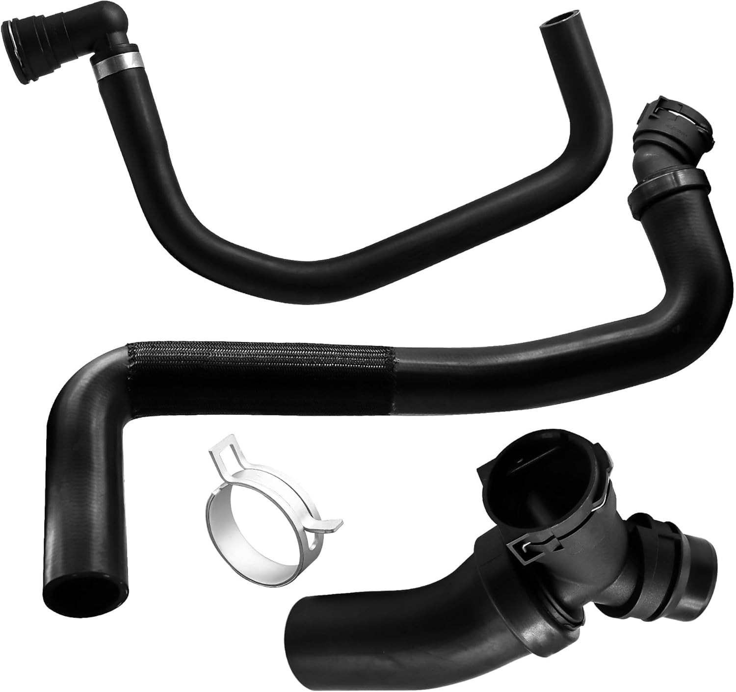 Upper Radiator Hose Y-Connector Lower Compatible with Ford F150 5.0L 2011 2012