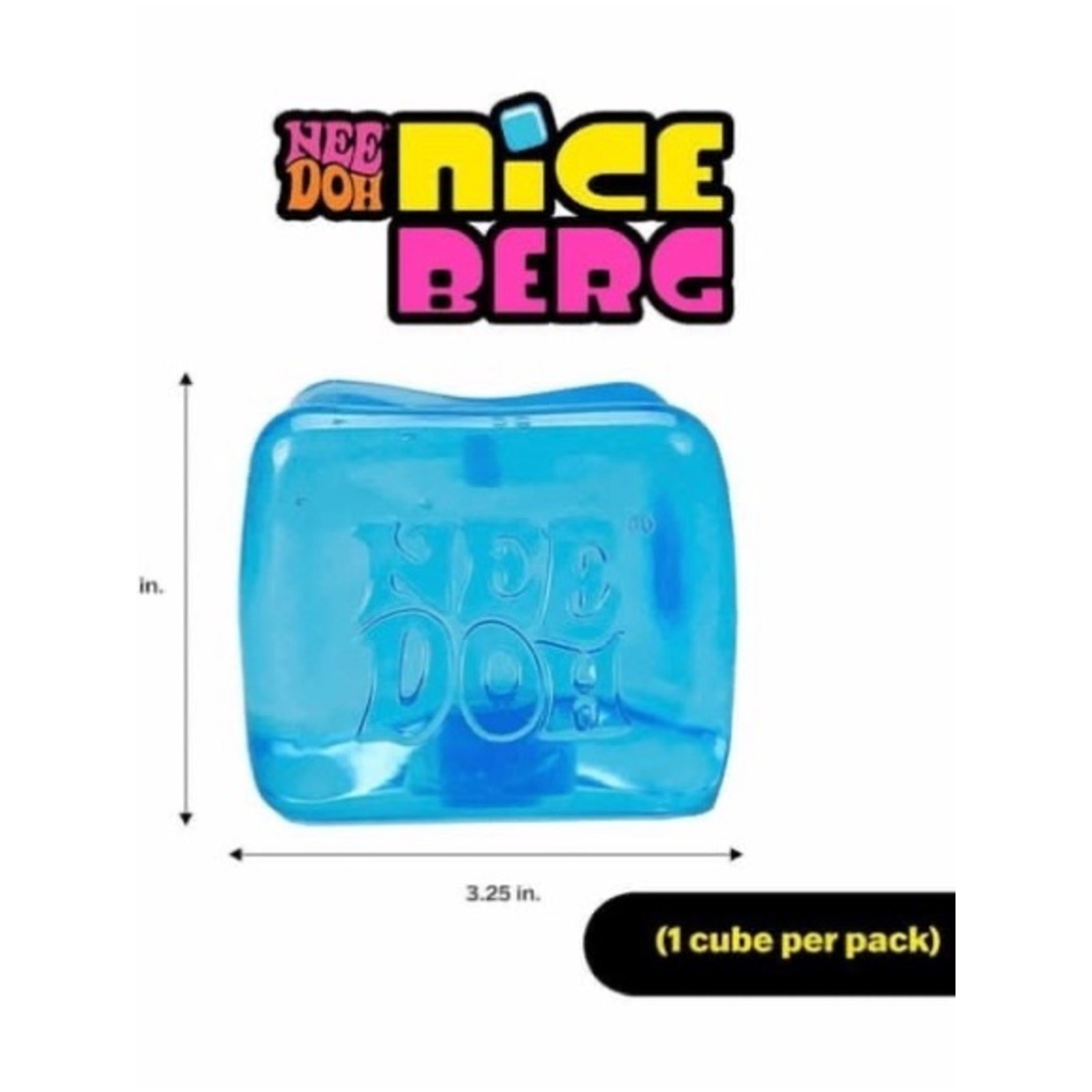 NeeDoh Nice Berg Blue – Giant Sensory Toy – 1 pc – Sealed in BOX!