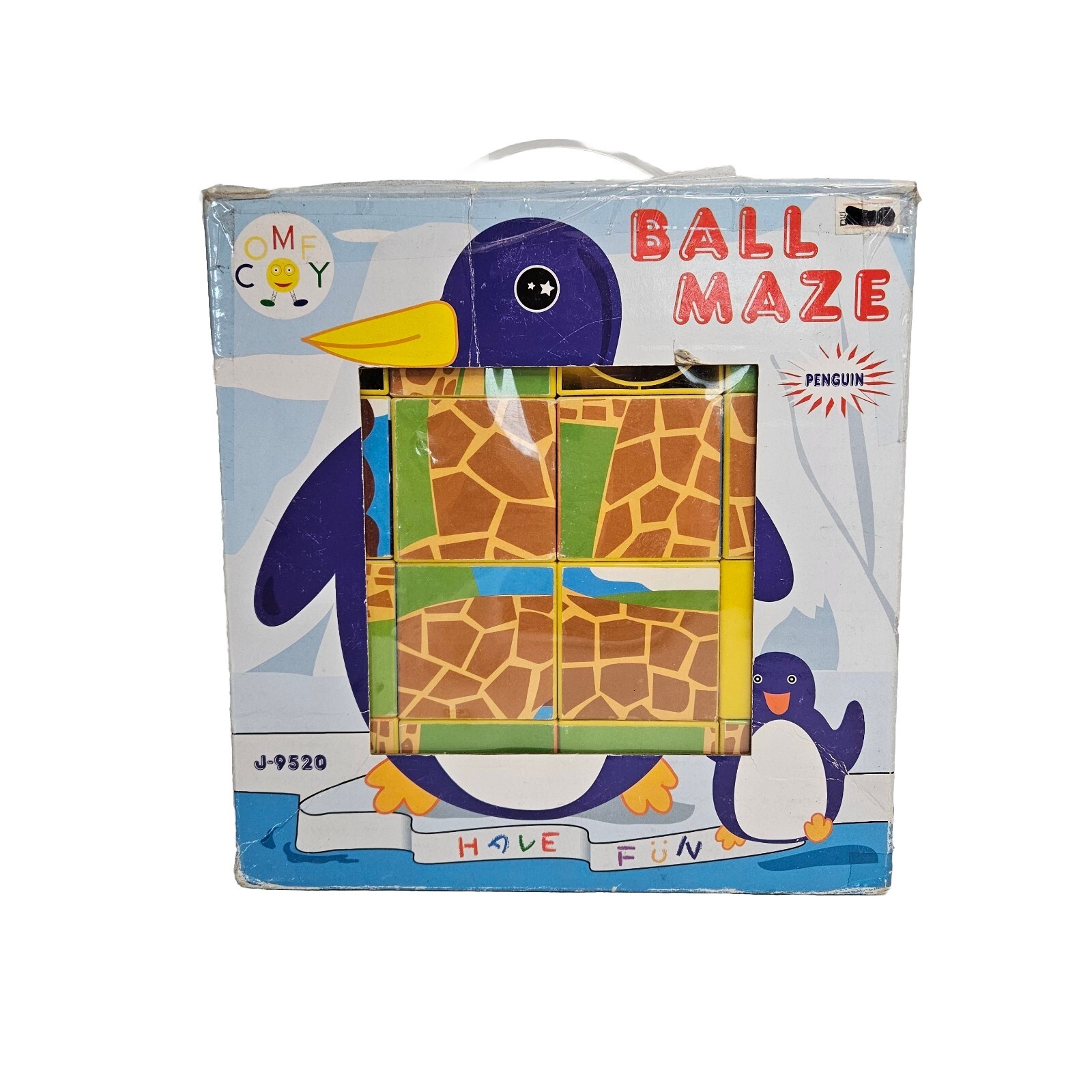 Animal Ball Maze Puzzle Penguin Giraffe Kangaroo 3 Designs Ball 3D Construction