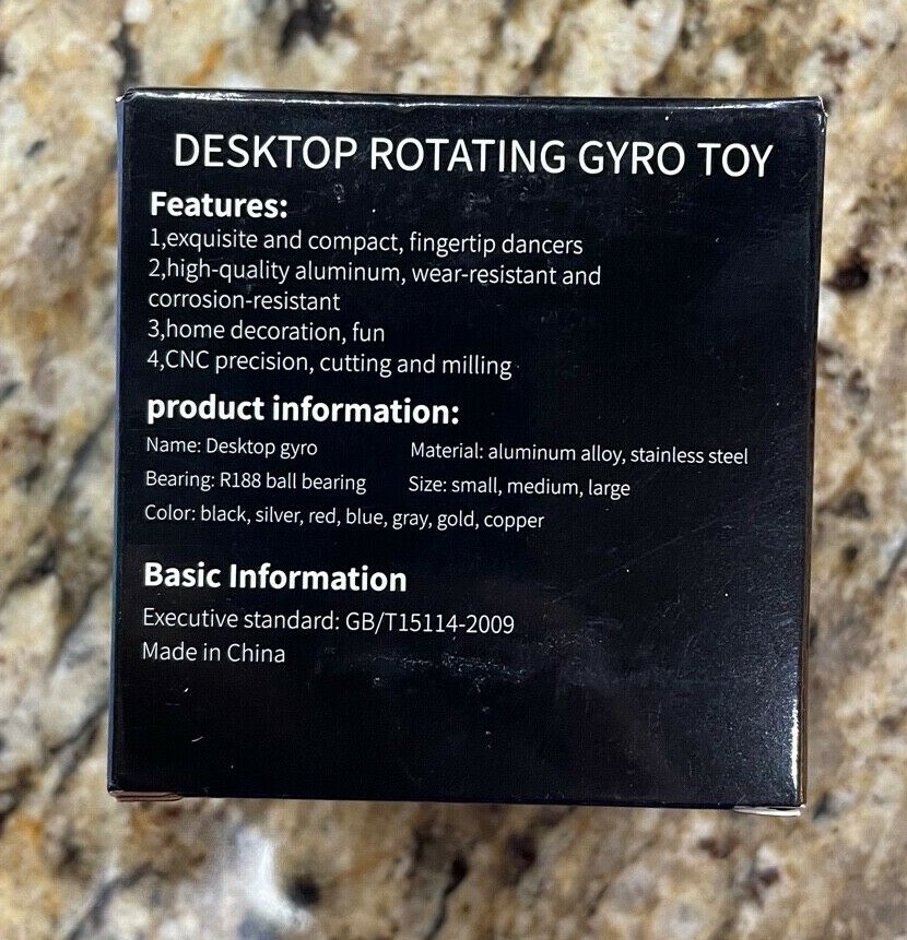 Optical Illusion Spinner Ball Stress Relief Desktop Motion Decompression Toy New