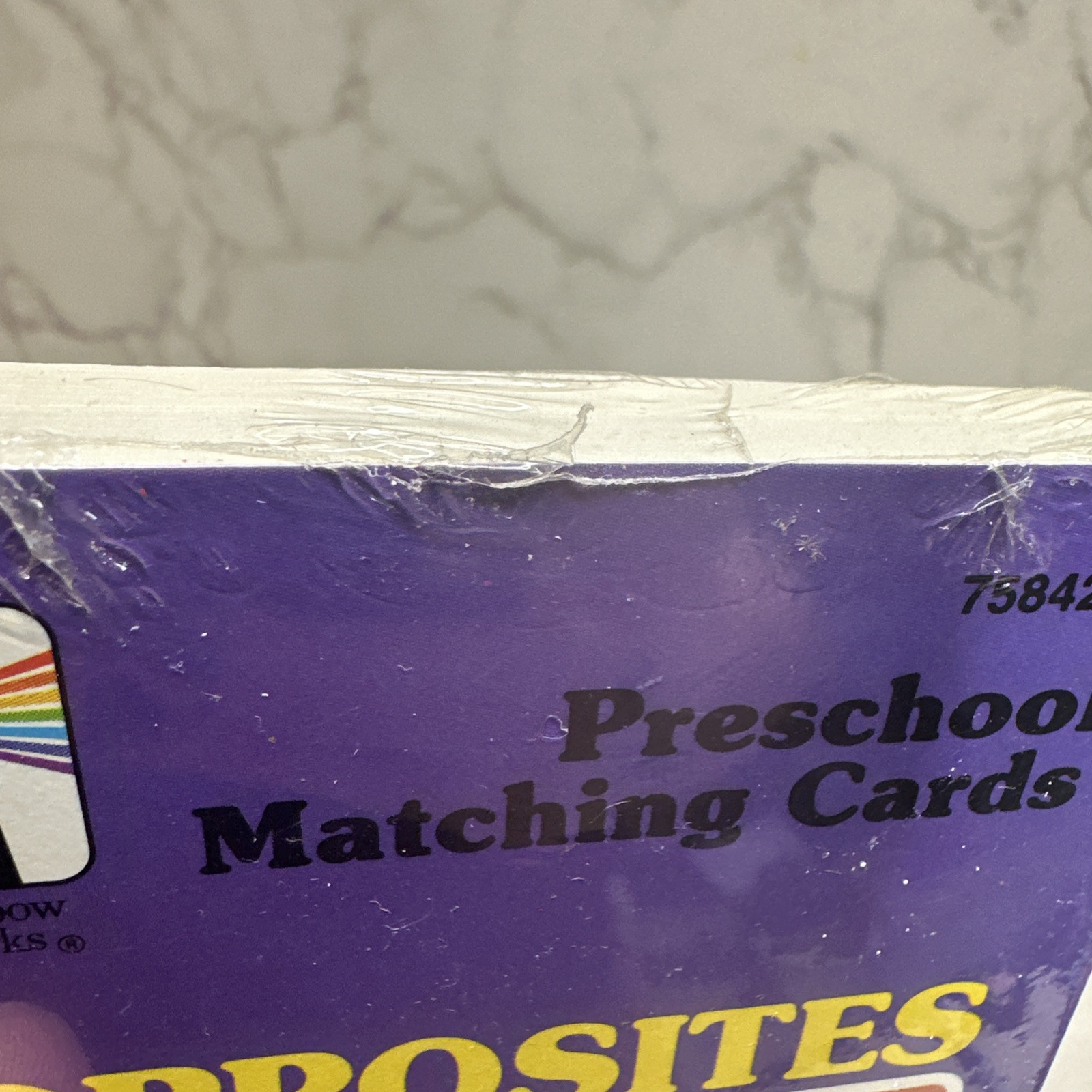 VTG 1980s Rainbow Works NOS Preschool Matching Cards What’s Next & Opposites