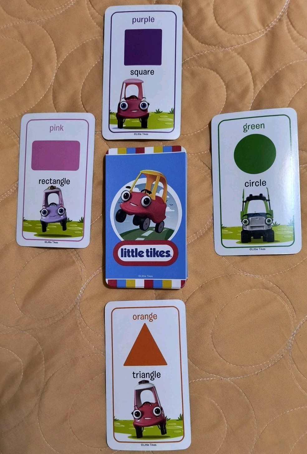Little Tikes Matching Shapes and Colors Learning Cards (36 Ct) New Free Shipping