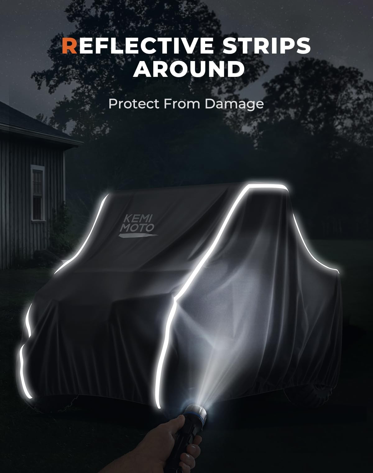 UTV Cover Dustproof 420D Oxford UV Resistant 118x69x58