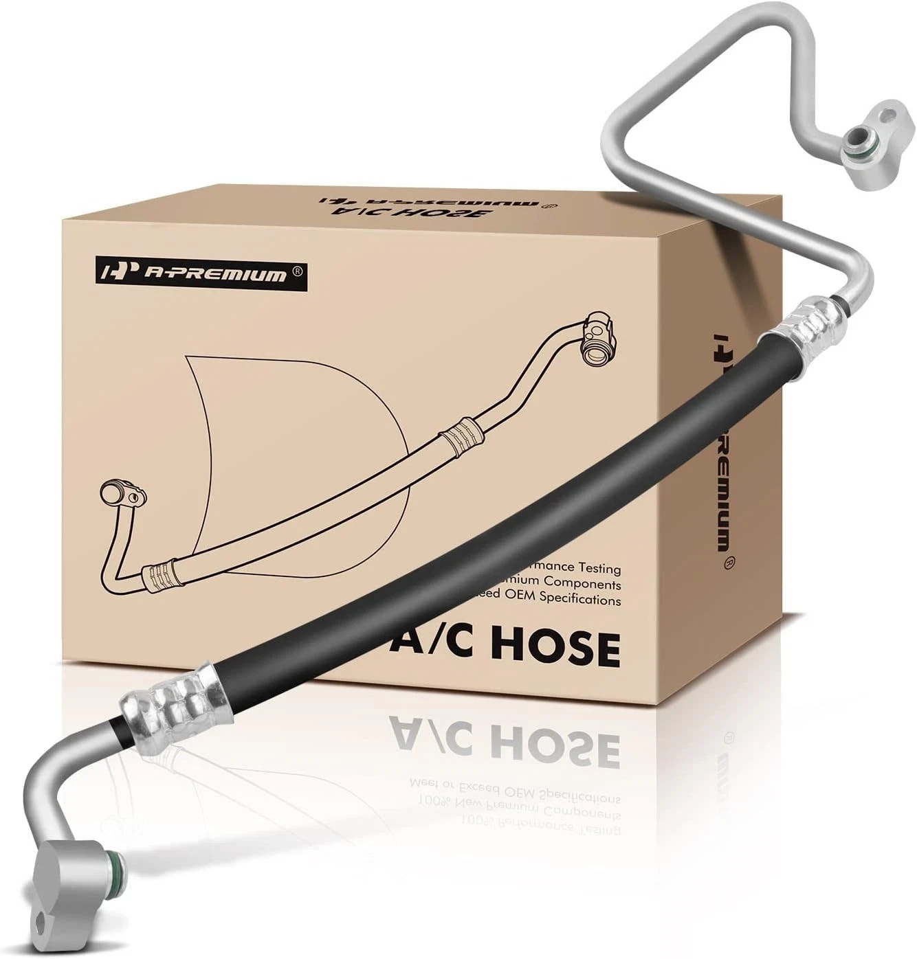 A-Premium A/C Discharge Line Hose Assembly Compatible with Honda Civic, 2006-201